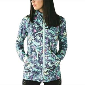 Lululemon Leaf Print Windbreaker Jacket
